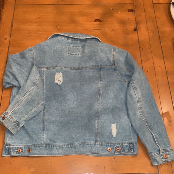 Womens Jean jacket - forever 21 (size large) - Picture 3 of 3